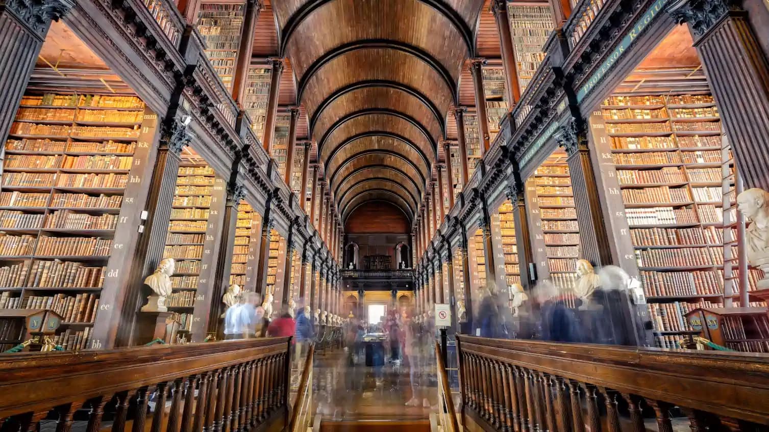 Atmospheric law library interior in a professional legal office